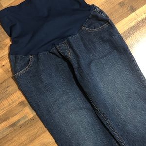 Motherhood Maternity Stretch Jean Capri Pant